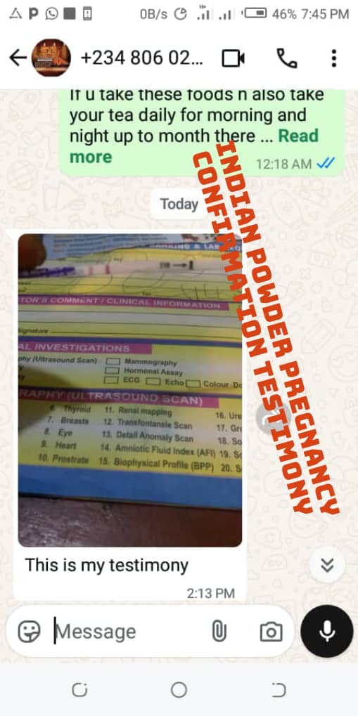 PREGNANCY RESULT