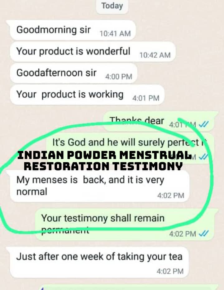 SEIZED MENSES RESTORED!